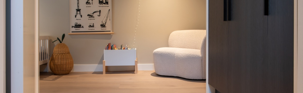 Laminaat vloer op een kinderkamer