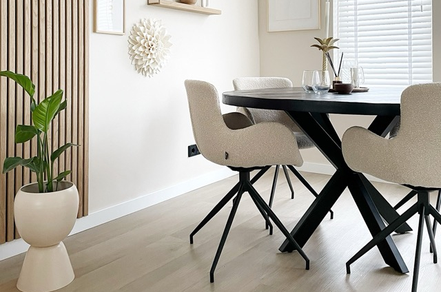 Belakos vloer in woonkamer