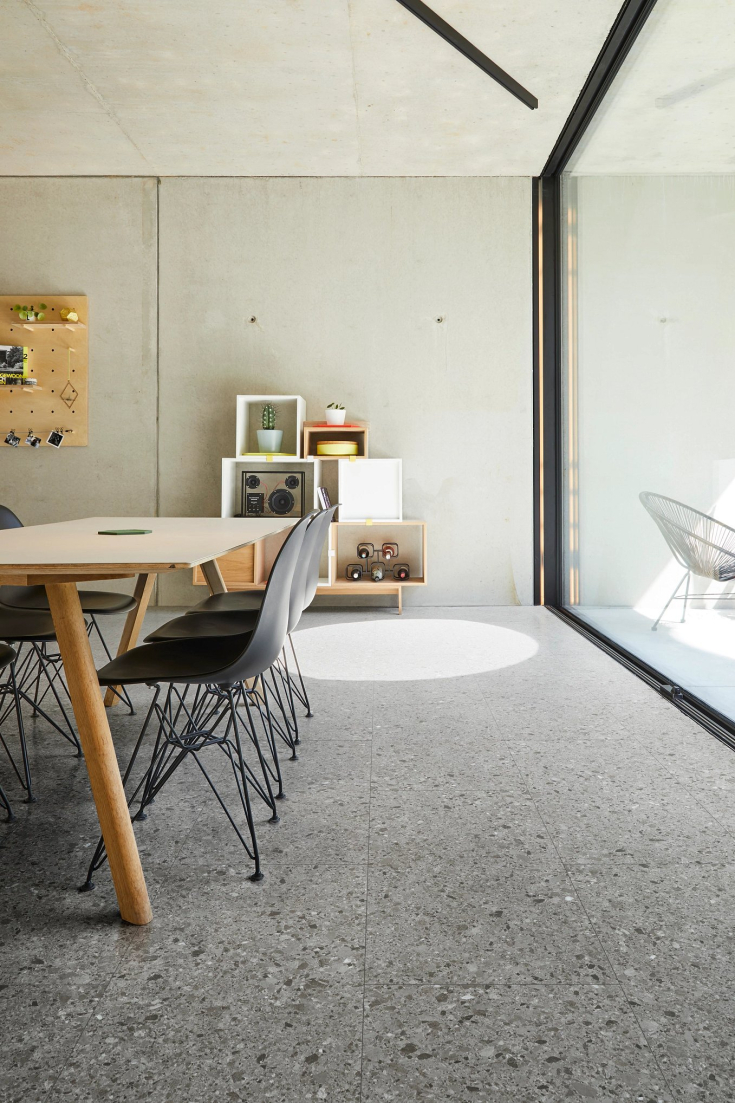 Industriële look COREtec vloer