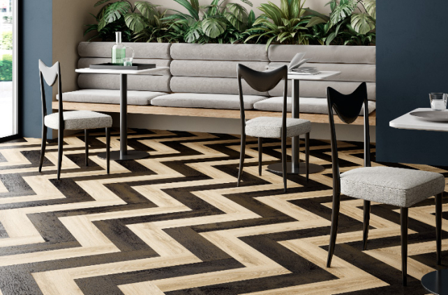 IVC vloer in een restaurant